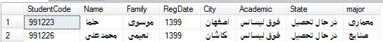 دستور where در sql