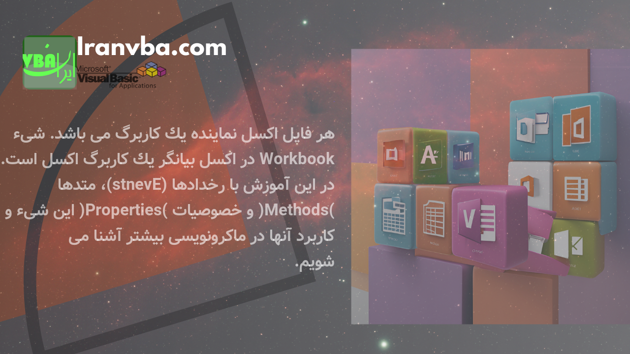 You are currently viewing شیء Workbook اکسل | انجام عملیات روی کاربرگ اکسل با استفاده از ماکرو