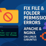 Fixing File and Folder Permission Errors in Apache and Nginx on Linux