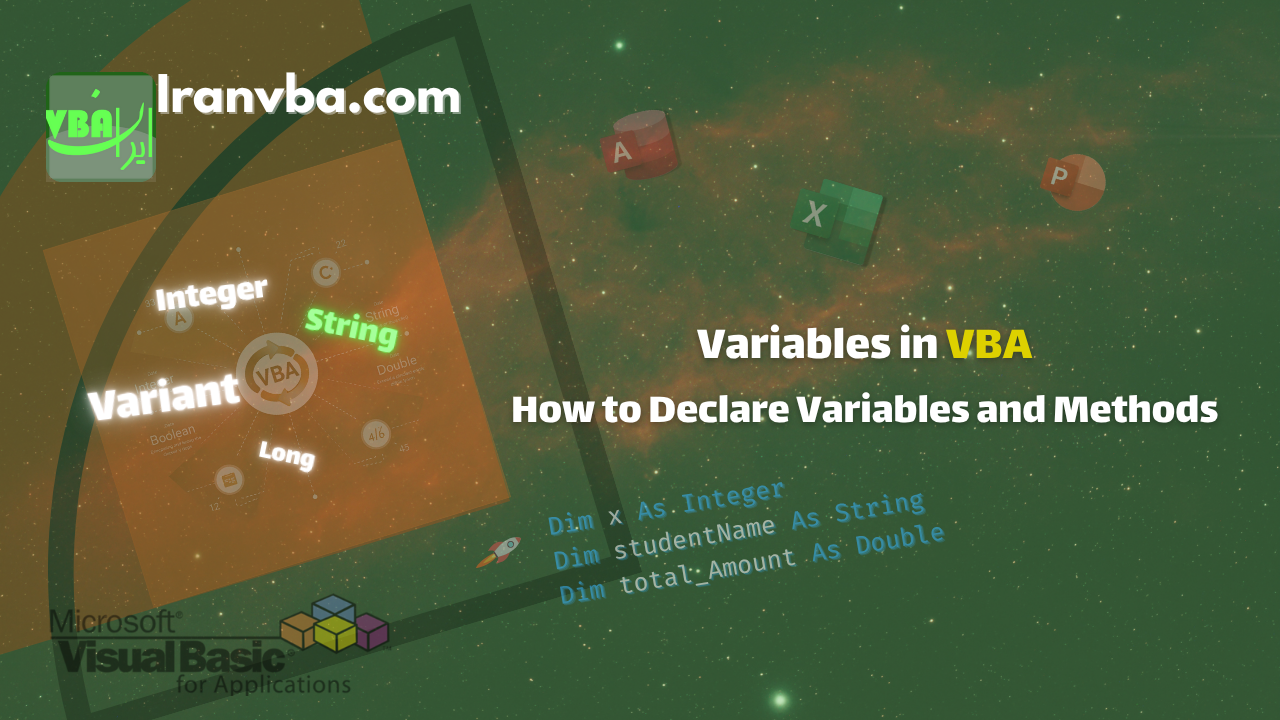 Read more about the article Variables in VBA | How to Declare Variables and Methods
