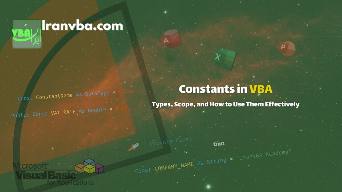 Read more about the article Constants in VBA | Types, Scope, and How to Use Them Effectively