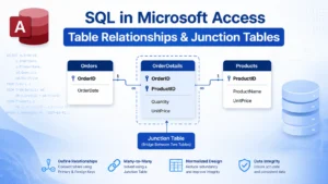 Read more about the article SQL in Microsoft Access: Table Relationships and Creating Many-to-Many Relationships Using a Junction Table