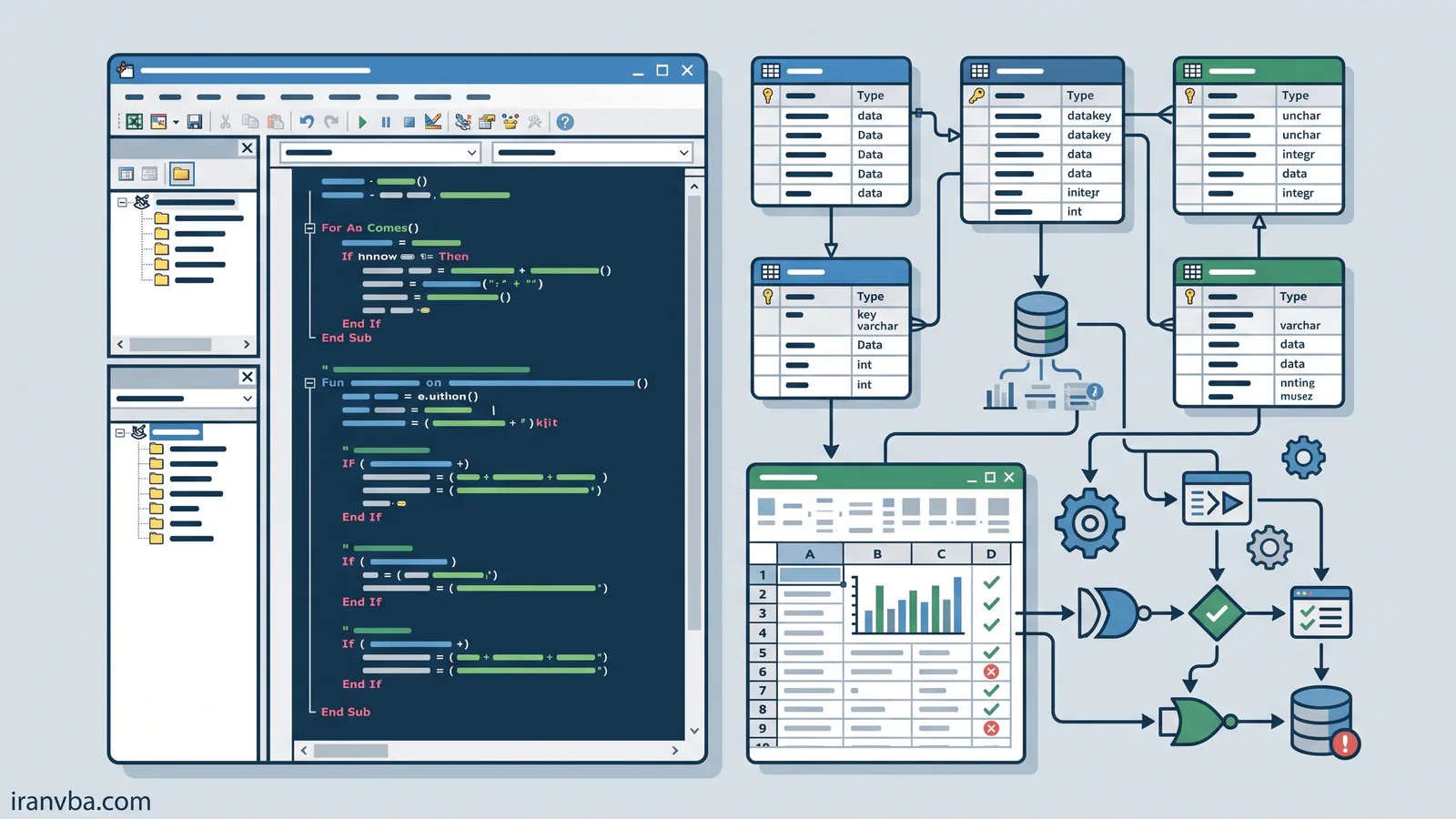 Illustration representing Access SQL constraints in Access SQL and VBA
